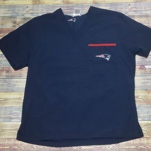 NFL NE Patriots Scrub top size small